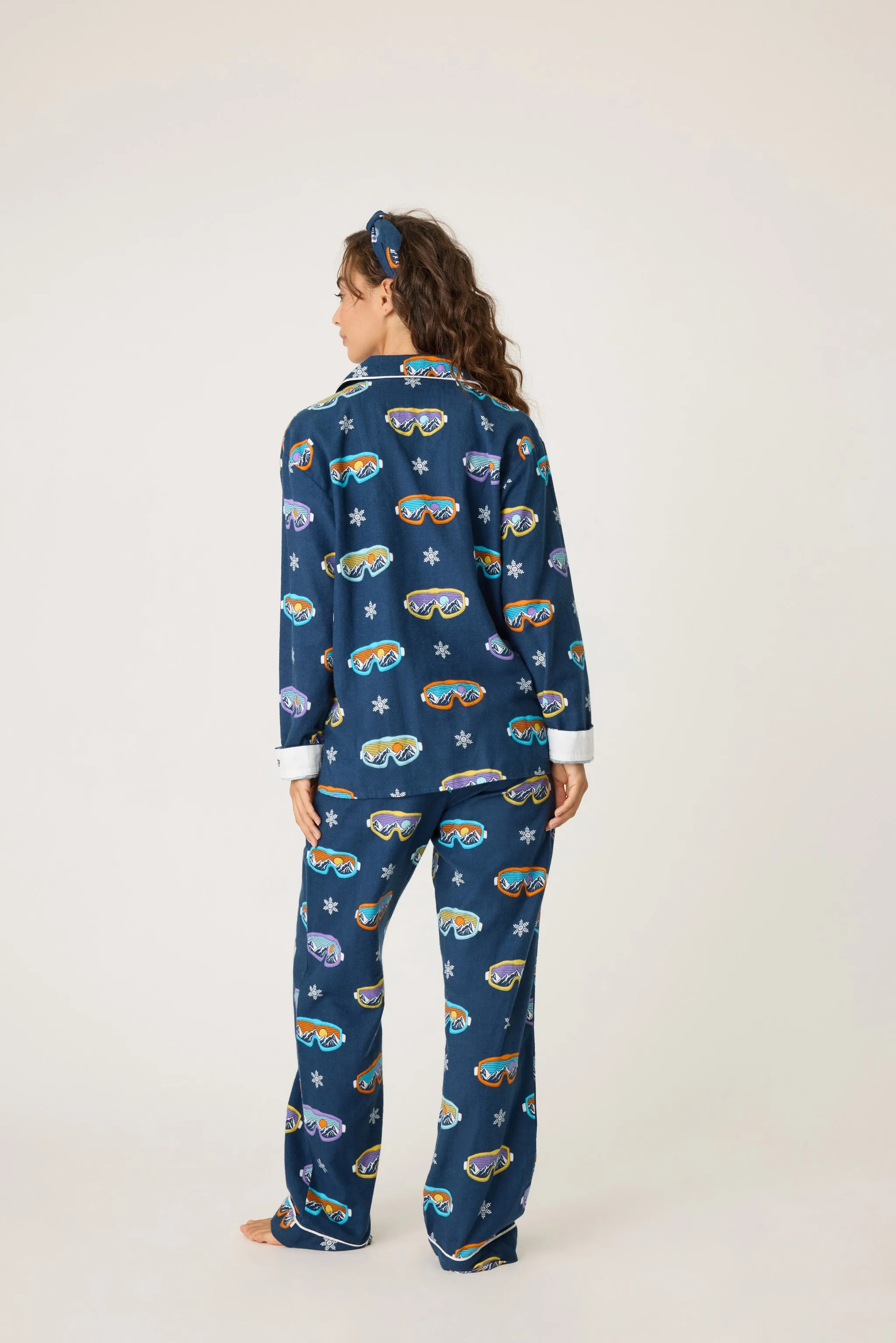 Ski You Later Flannel PJ Set