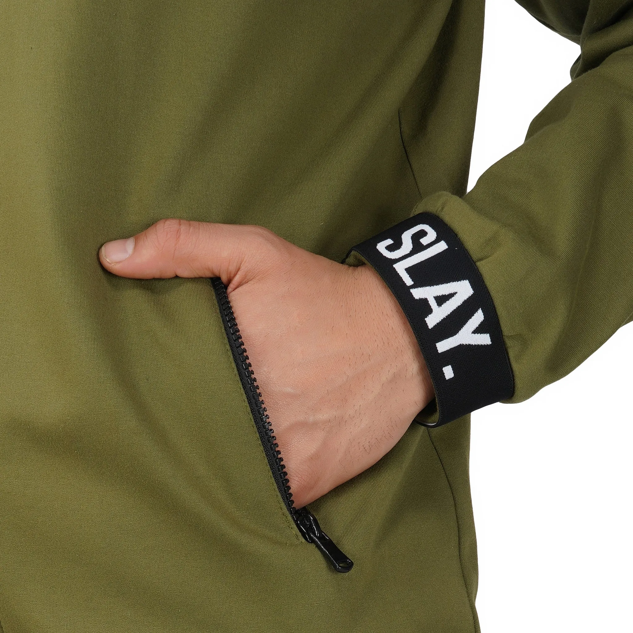 SLAY. Classic Men's Limited Edition Olive Green Tracksuit