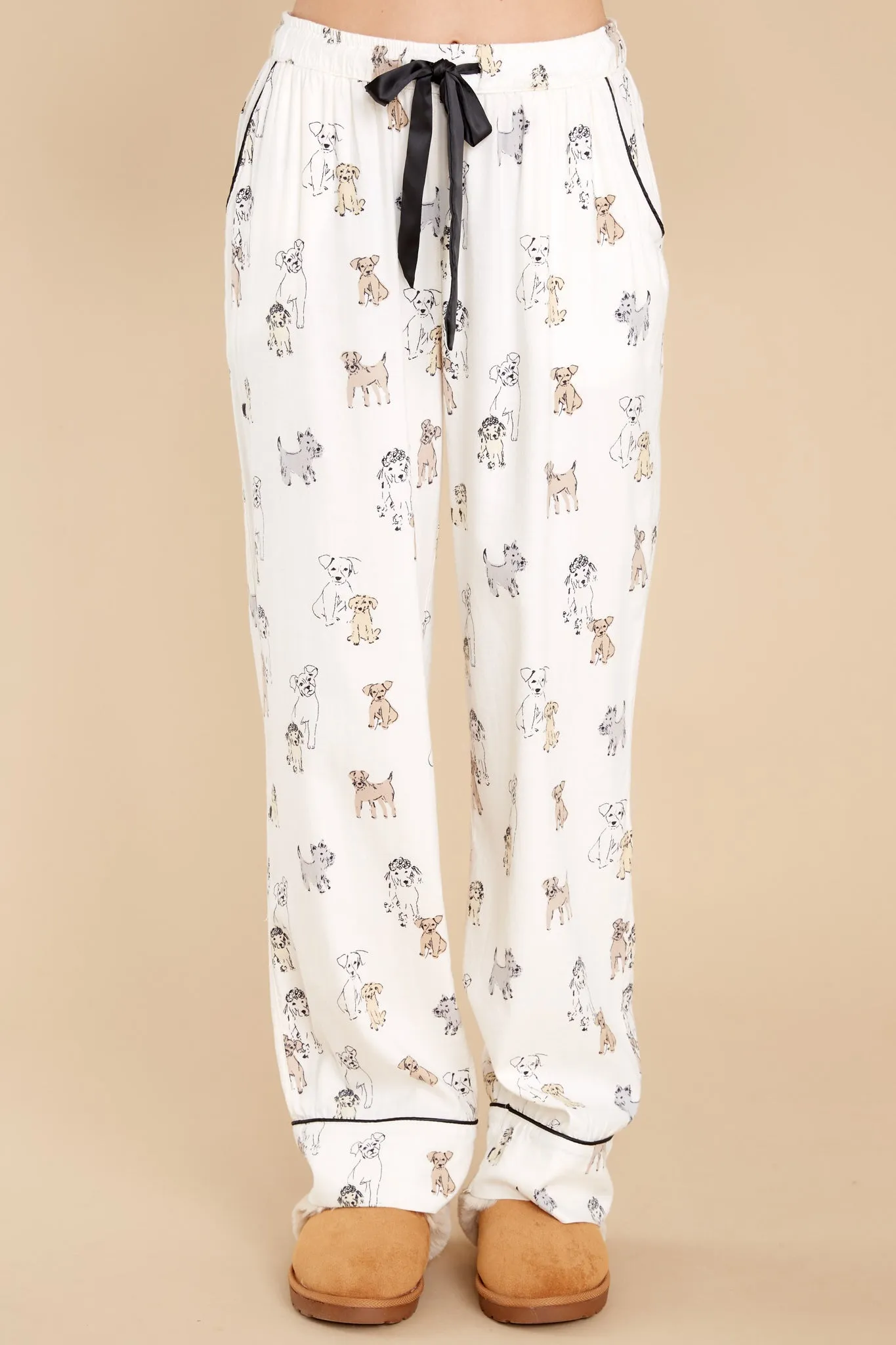 Sleep All Day Vanilla Ice Dog PJ Set