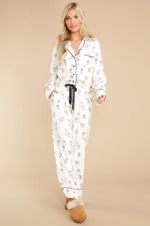 Sleep All Day Vanilla Ice Dog PJ Set