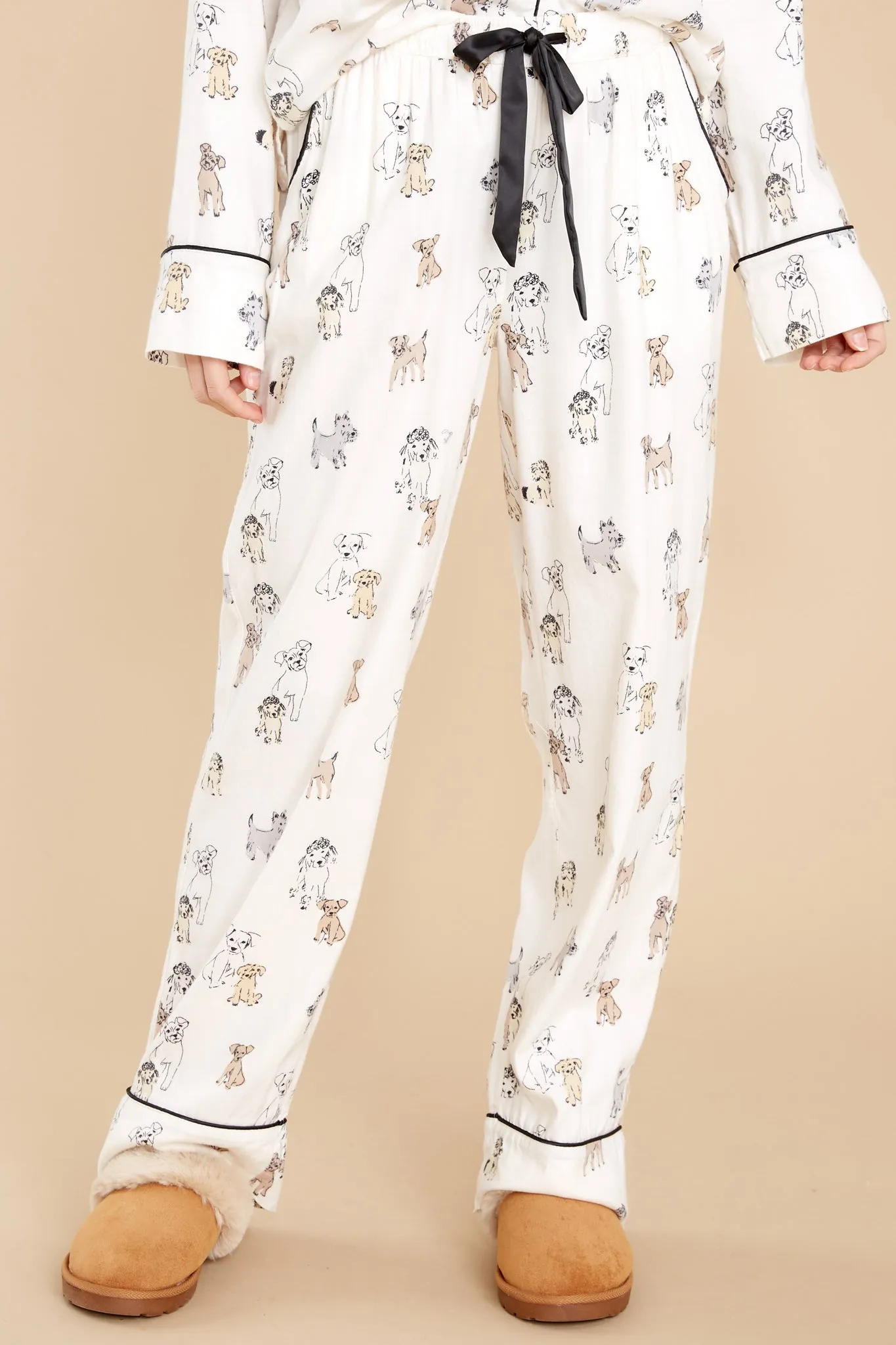 Sleep All Day Vanilla Ice Dog PJ Set