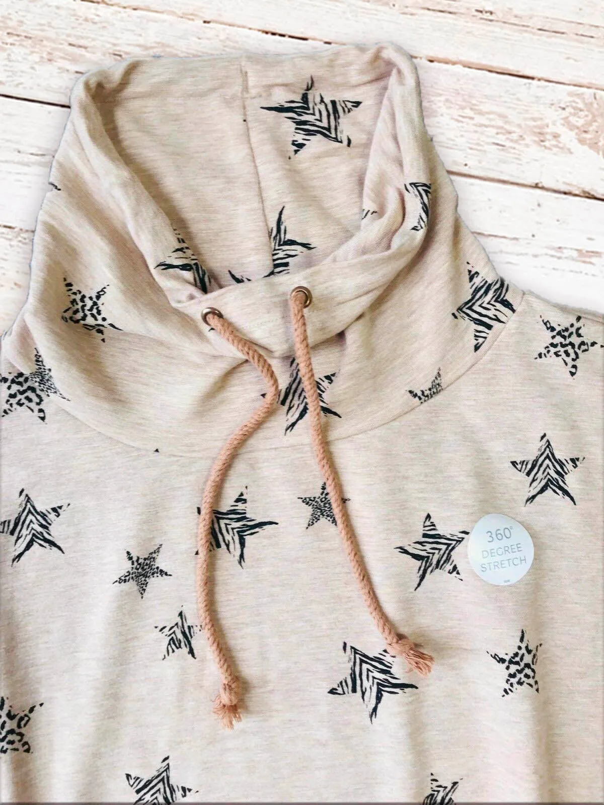 Star Print Sweatshirt