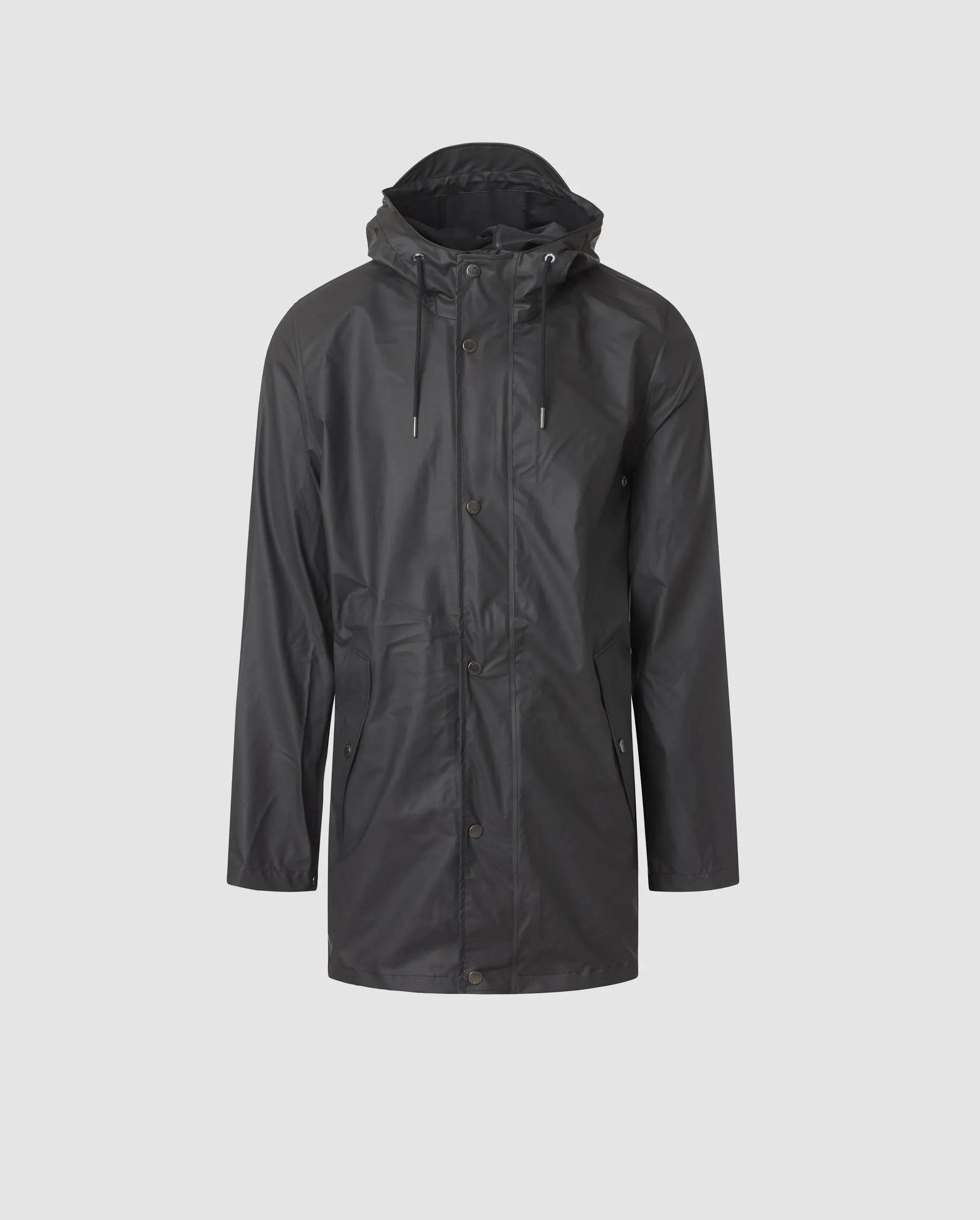 STEELY WATERPROOF RAINCOAT / BLACK