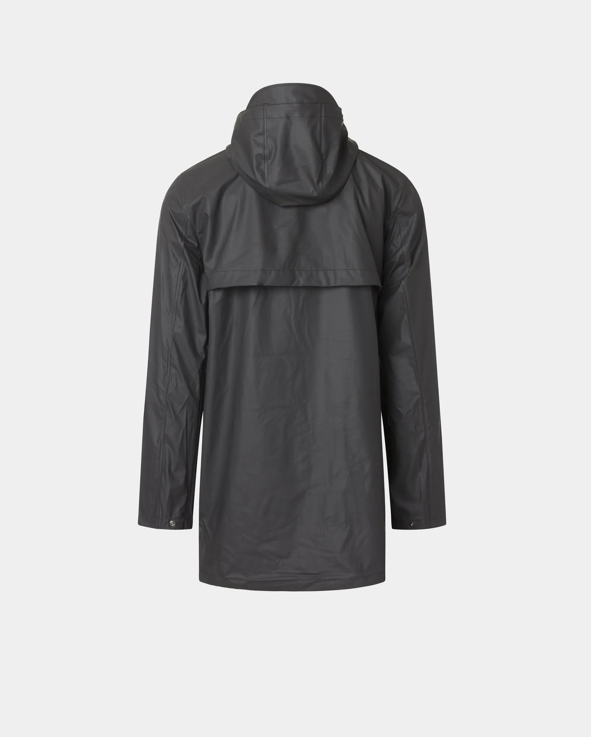 STEELY WATERPROOF RAINCOAT / BLACK