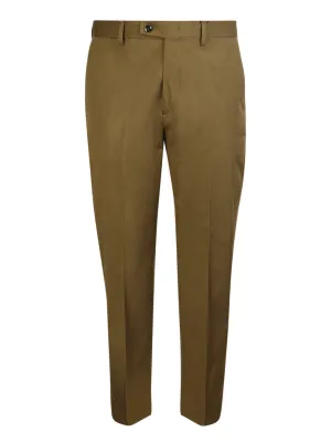 Tailored cropped ropped trousers