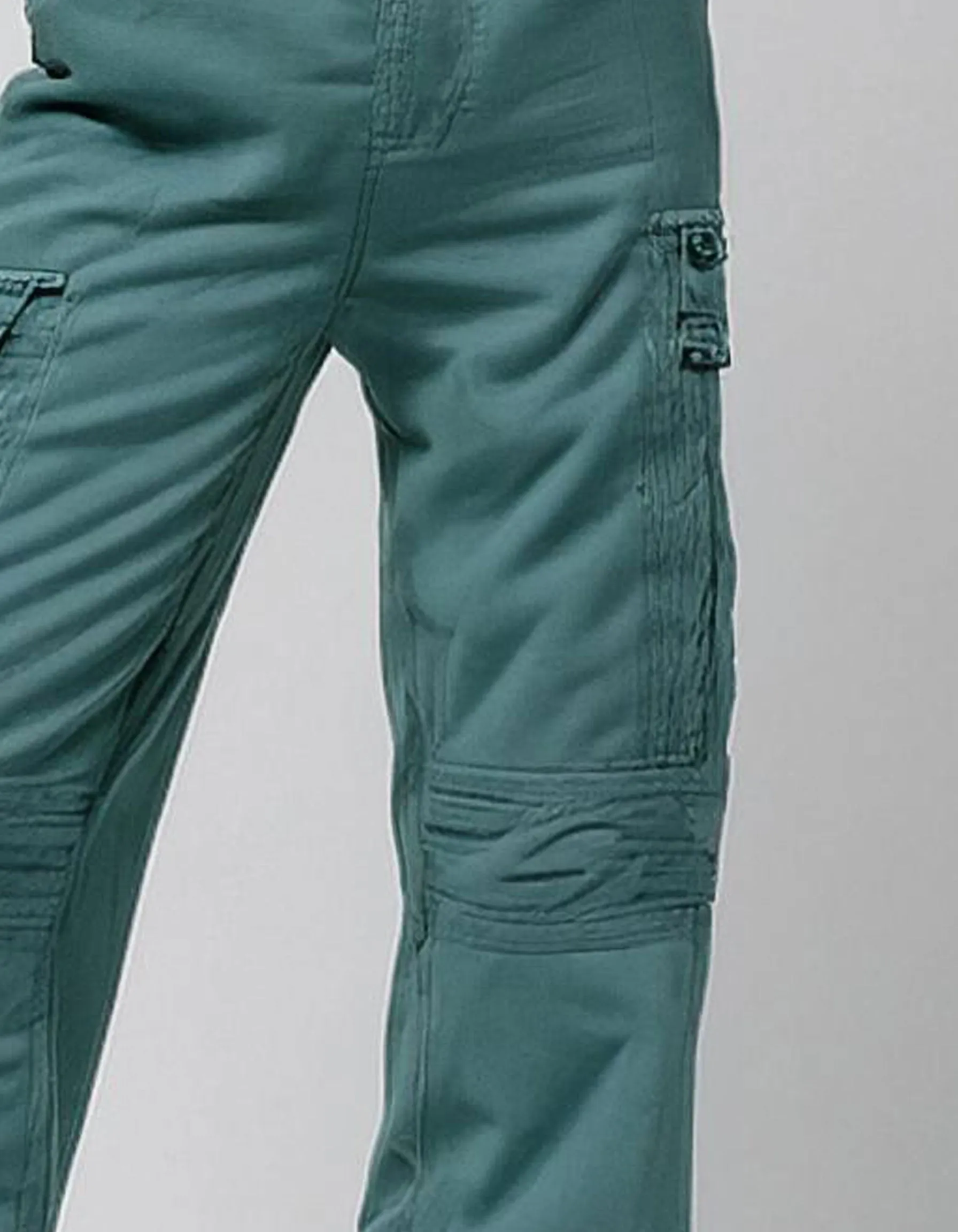 Teal Cargo Pants