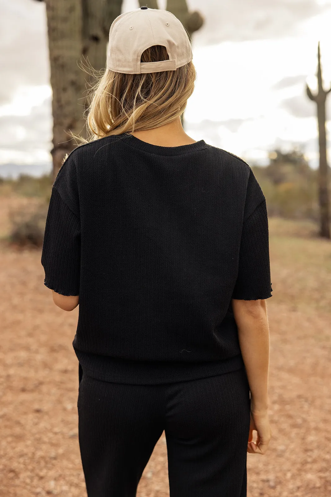 The Iris Textured Top