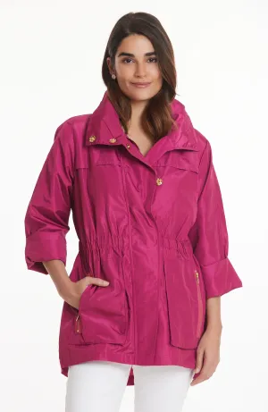 Tyler Boe Newport Rain Slicker Bougainvillea