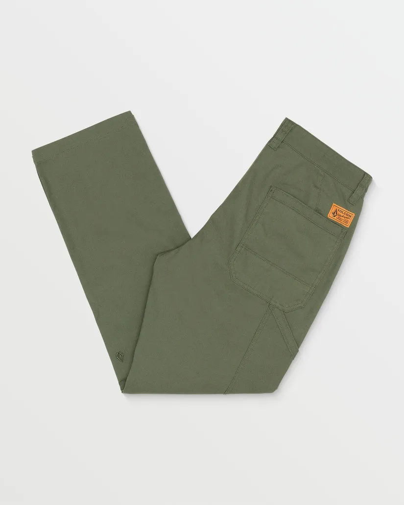 Volcom Workwear Gage Work Pants - SQUADRON GREEN