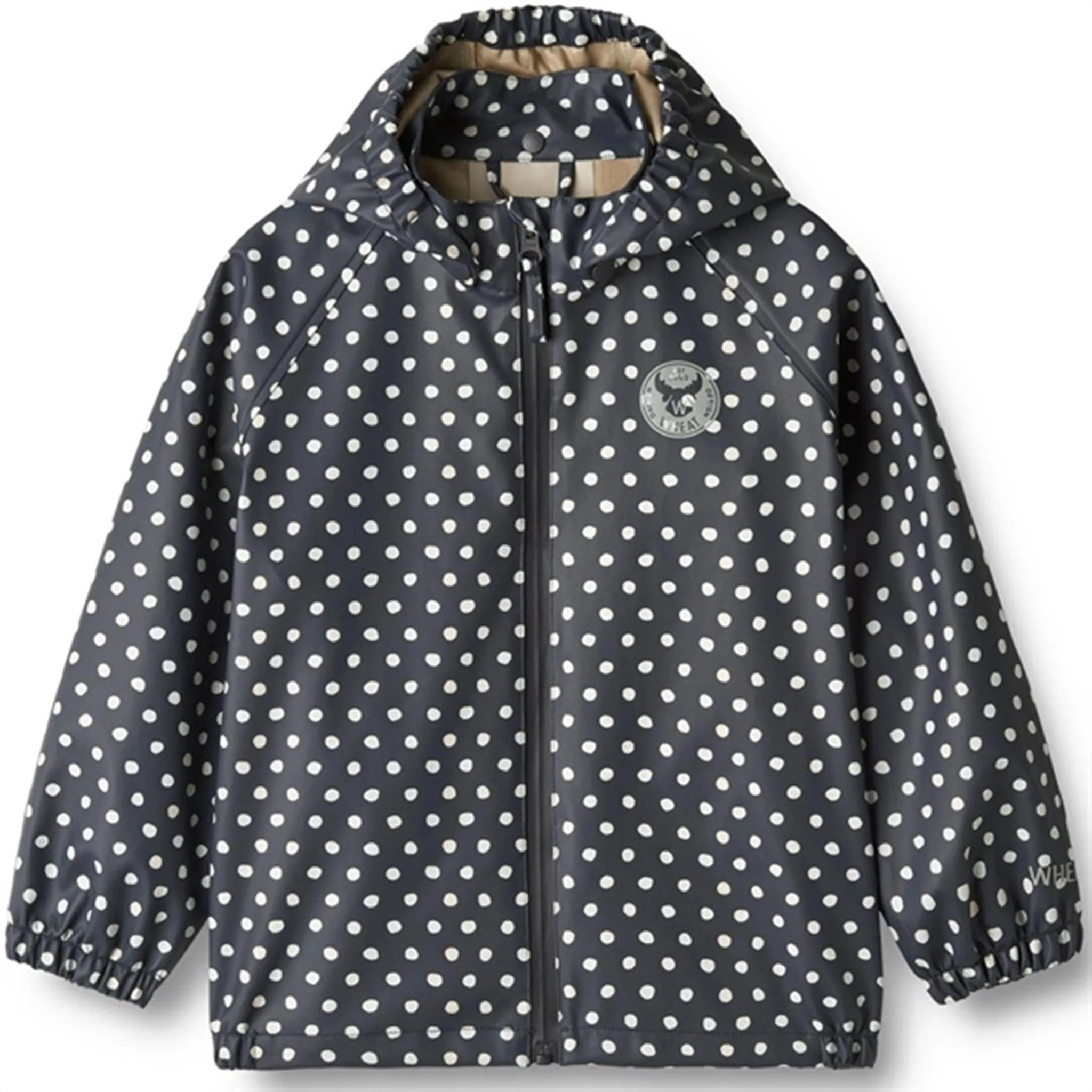 Wheat Rain Jacket Charlie Ink Dots