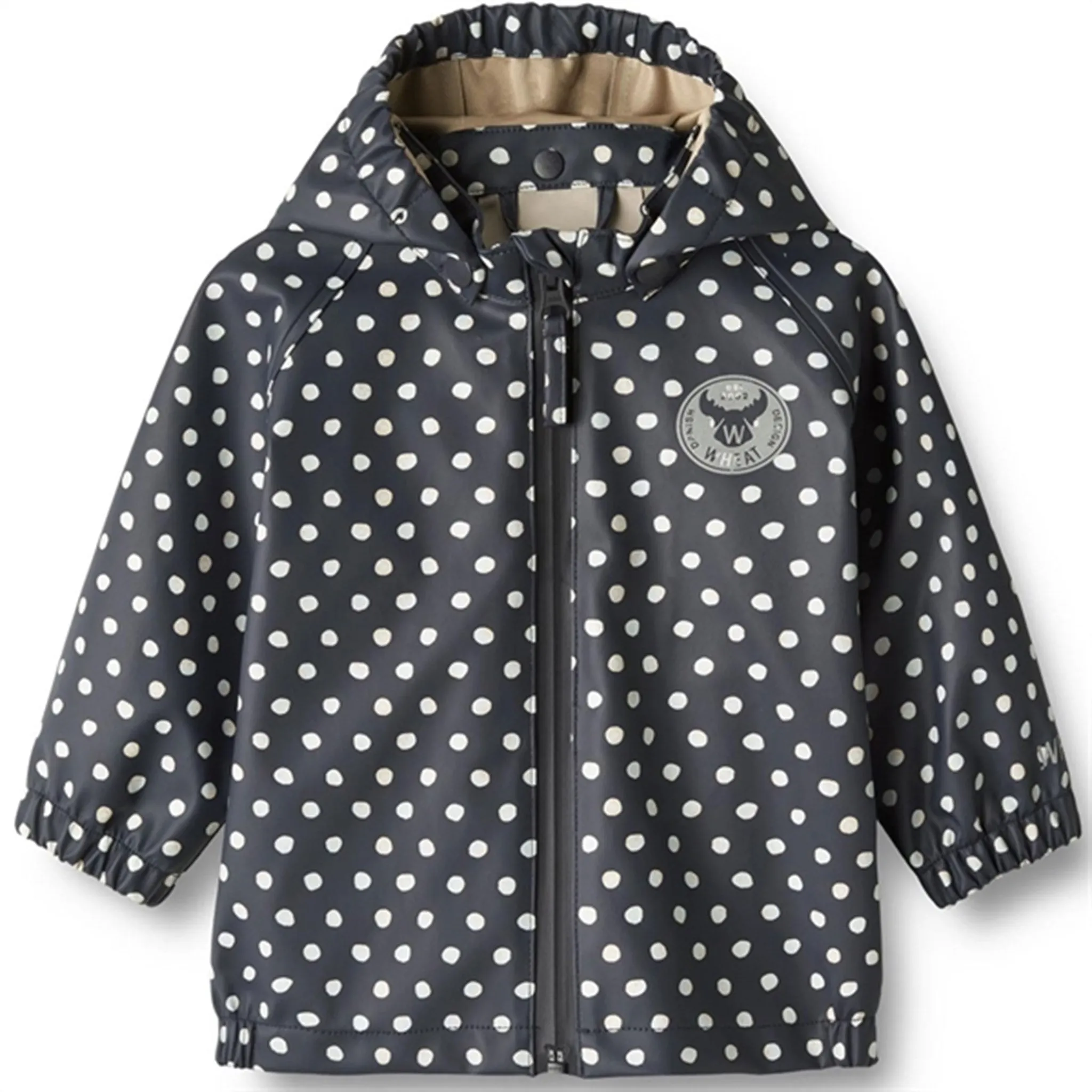 Wheat Rain Jacket Charlie Ink Dots