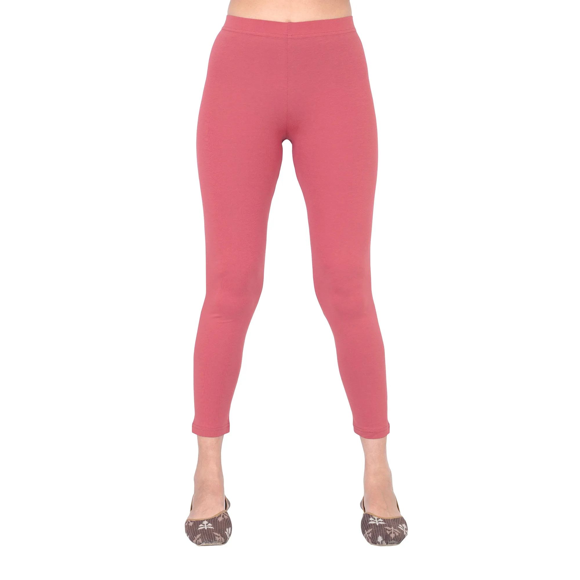 Women Mauve Ankle Length Legging