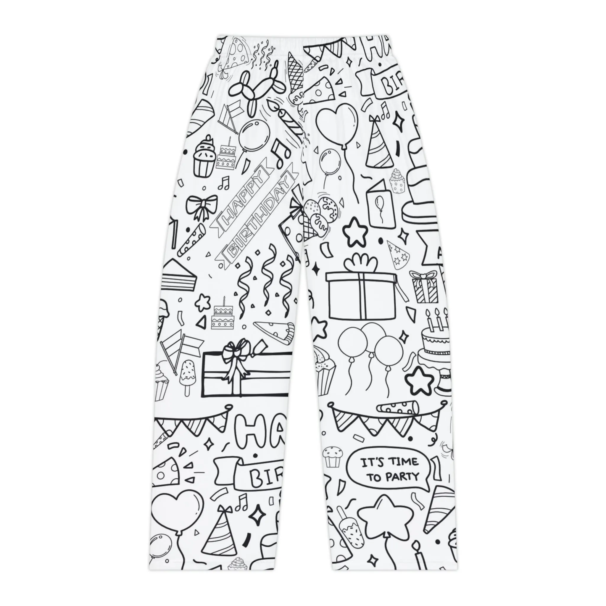 Women's Birthday Coloring Pajama Pants