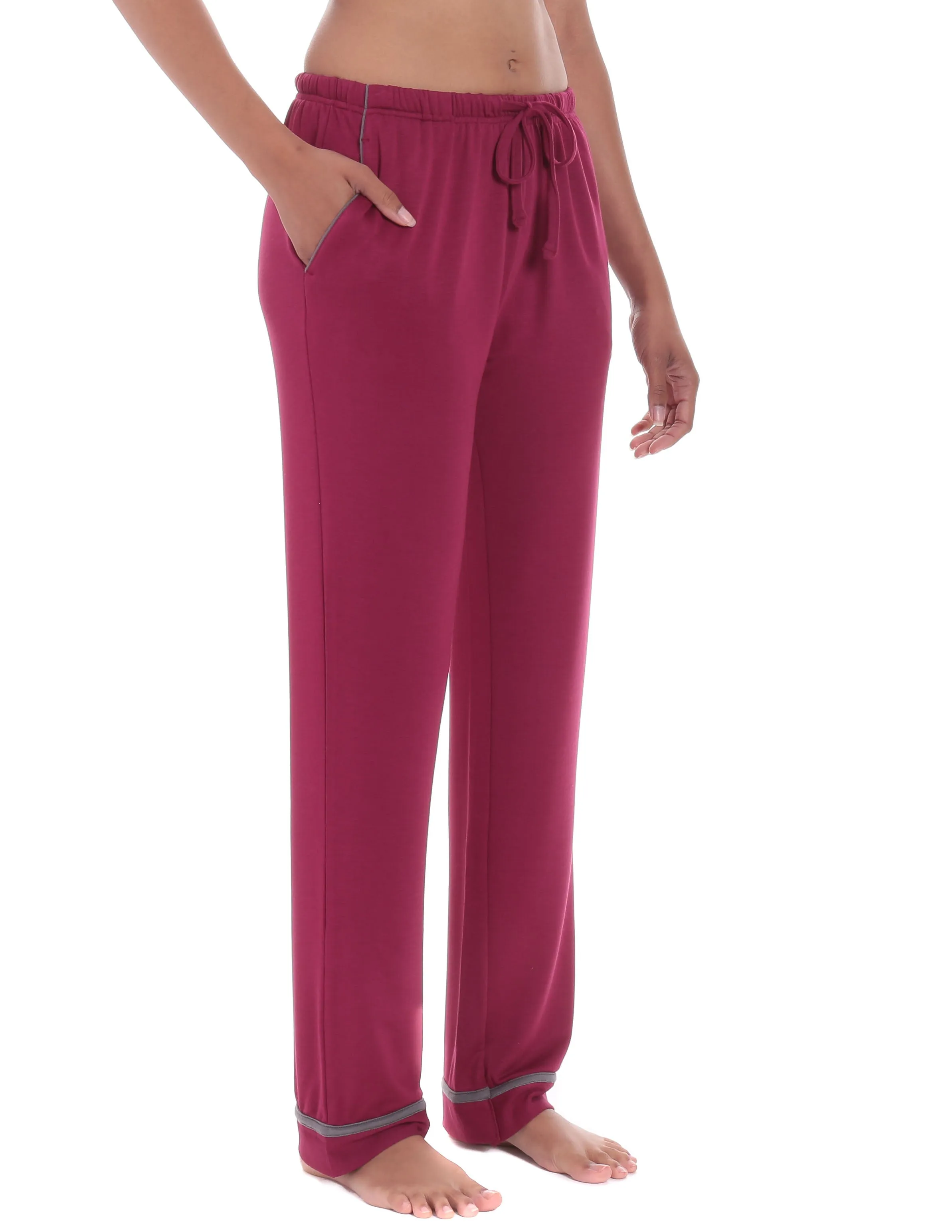 Women's Jersey Knit French Terry Lounge Pants