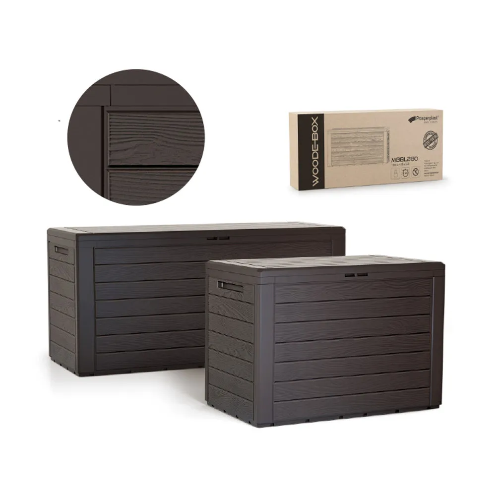 Woodebox Umber Garden Storage Box (780x438x550mm)