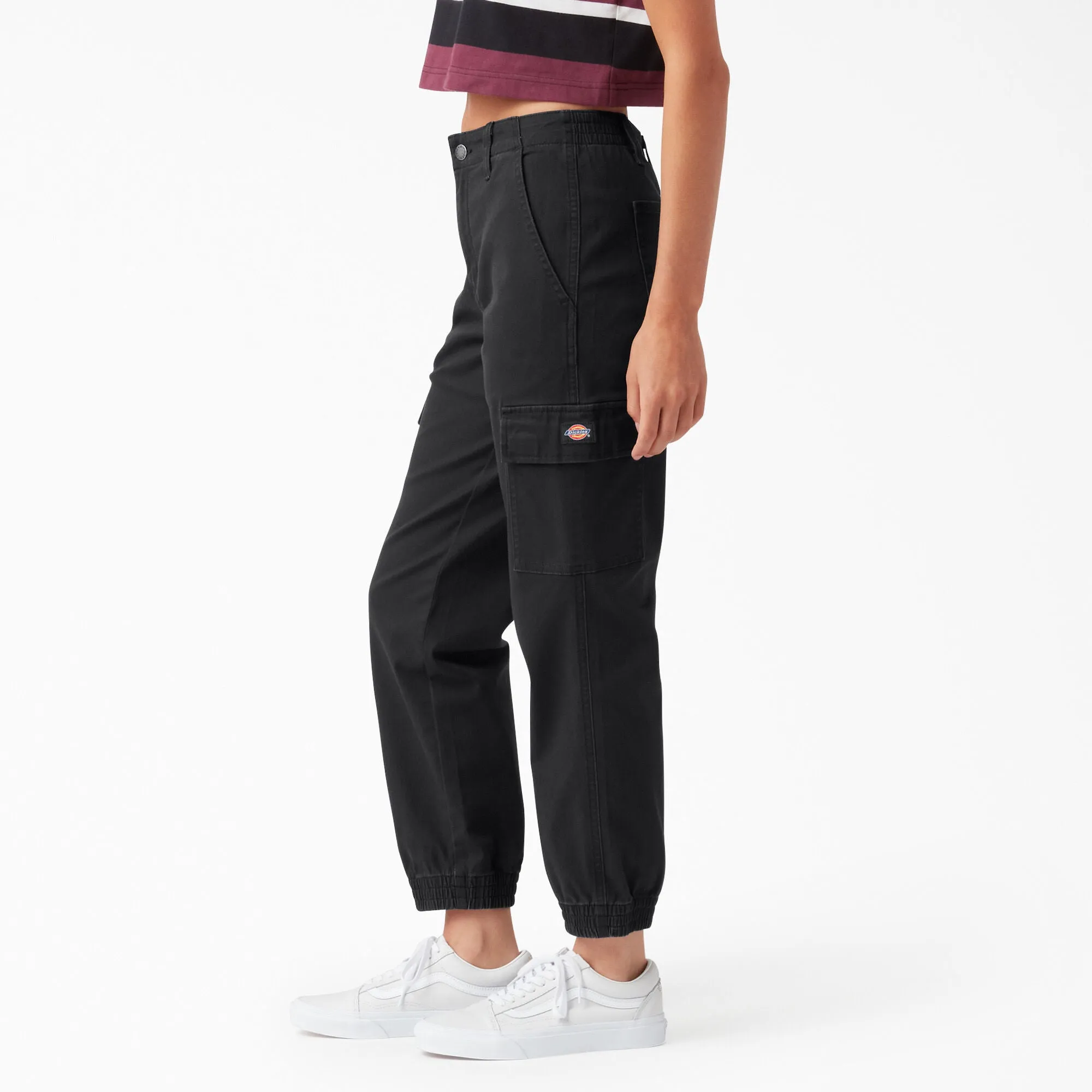 Work Pants - Dickies Women's High Rise Fit Cargo Jogger Pants, FPR54