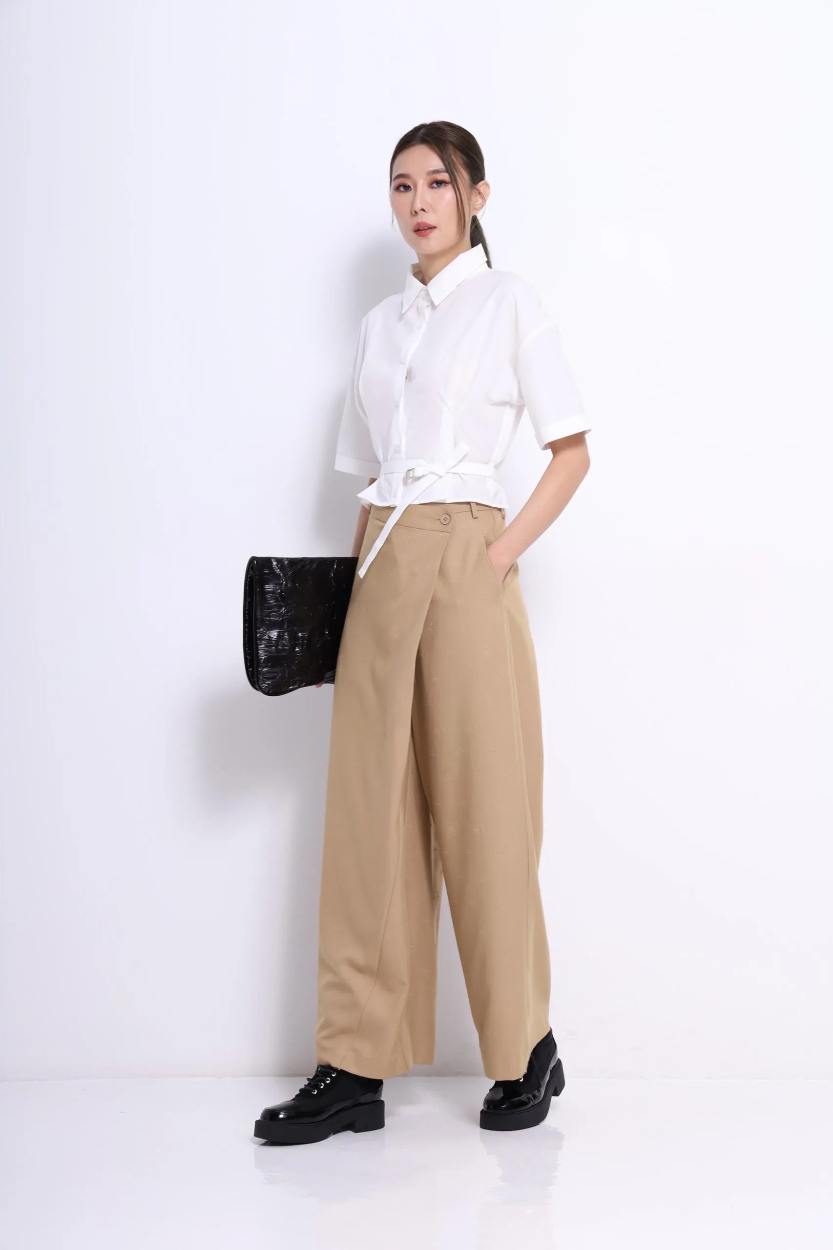 Zera Overlap Tailored Pants